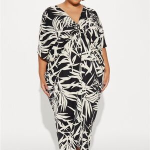 Midi Dress - Black/combo